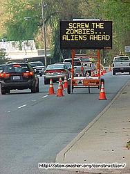 Did anyone else see the sky flash Green tonight????-construction.jpg
