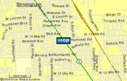 Woodward Dream Cruise-ihopmap.bmp
