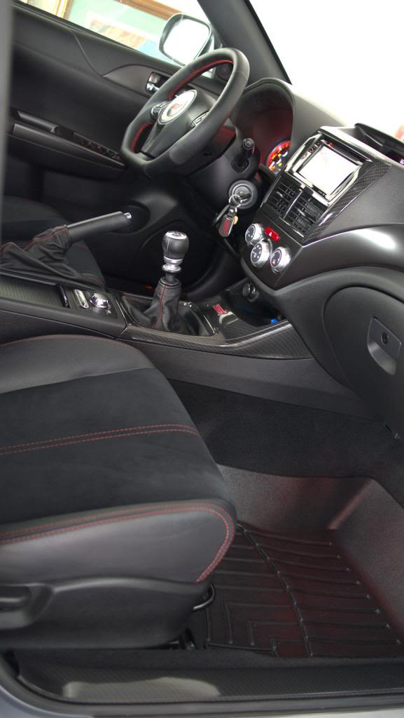 JDM Grey Gear Lever Surround Trim Fits Subaru Impreza 97-00 WRX STi RA