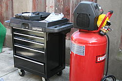 Craftsman tool cart, air compressor and tools-img_5640.jpg