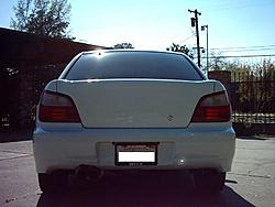 My Aspen White 2002 WRX Sedan-rear-3-12-05-resized-.jpg