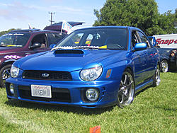 My 03' WRX and My Bro's 99' GS-T at a show-1.jpg