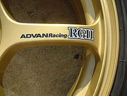 FS: in SoCal  Advan RG II's in gold 18x7.5 w/tires-2.jpg